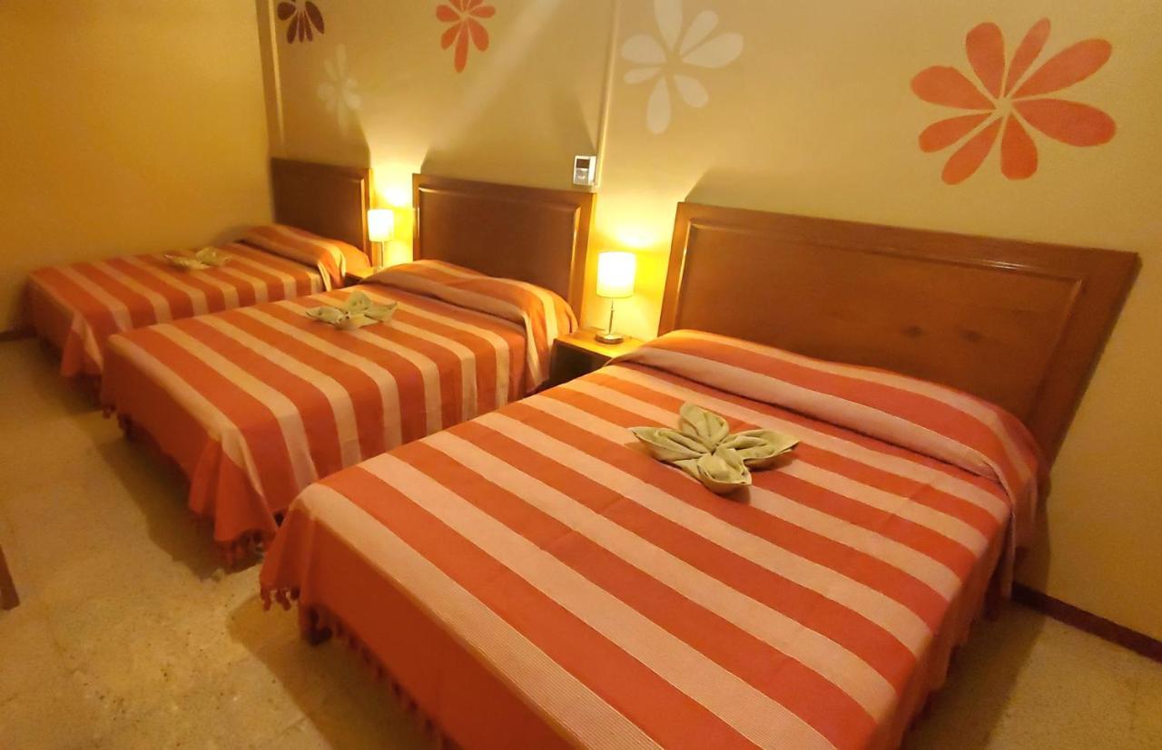 Room Three Double Beds