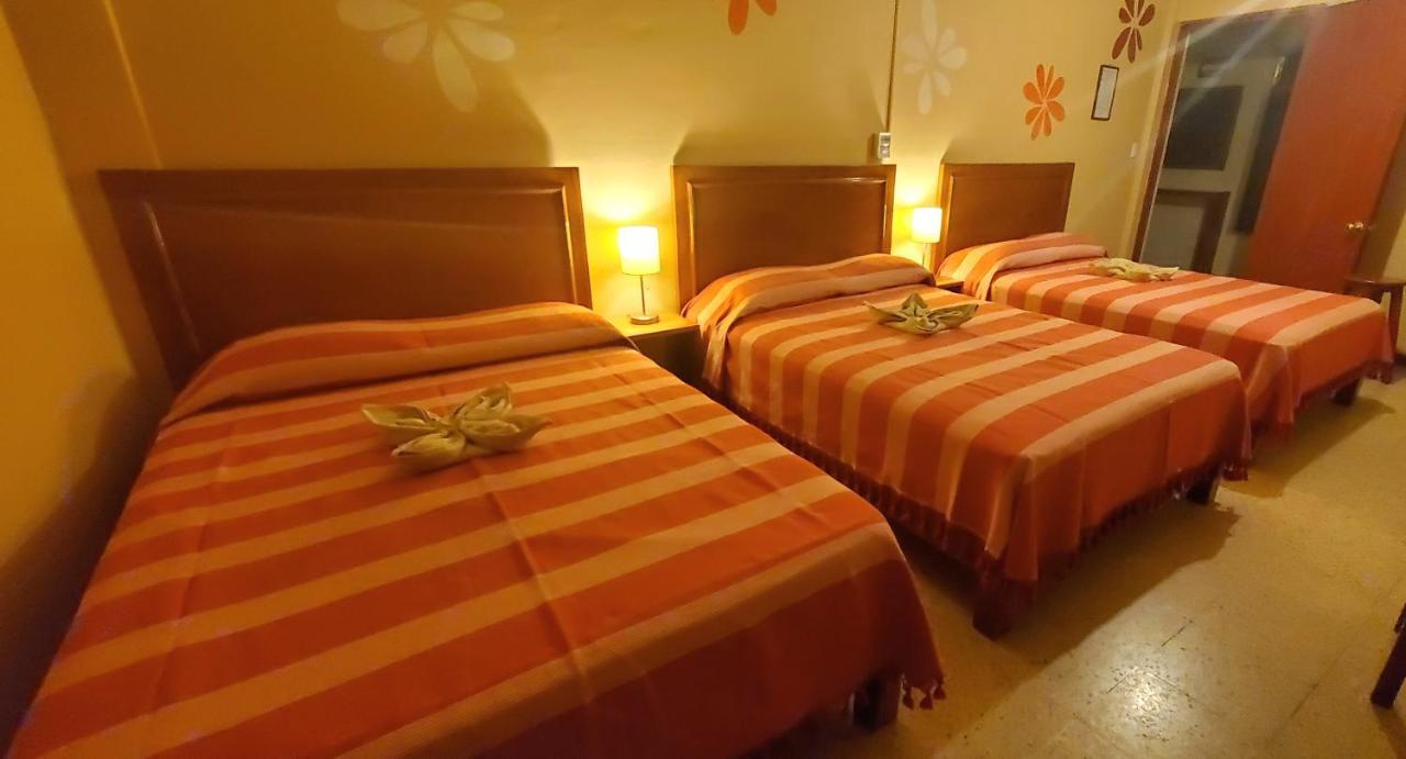 Room Three Double Beds