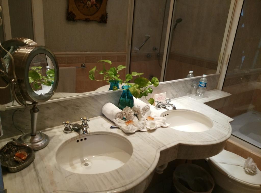Suite Junior con 1 cama extragrande, bañera de hidromasaje y vistas al jardín