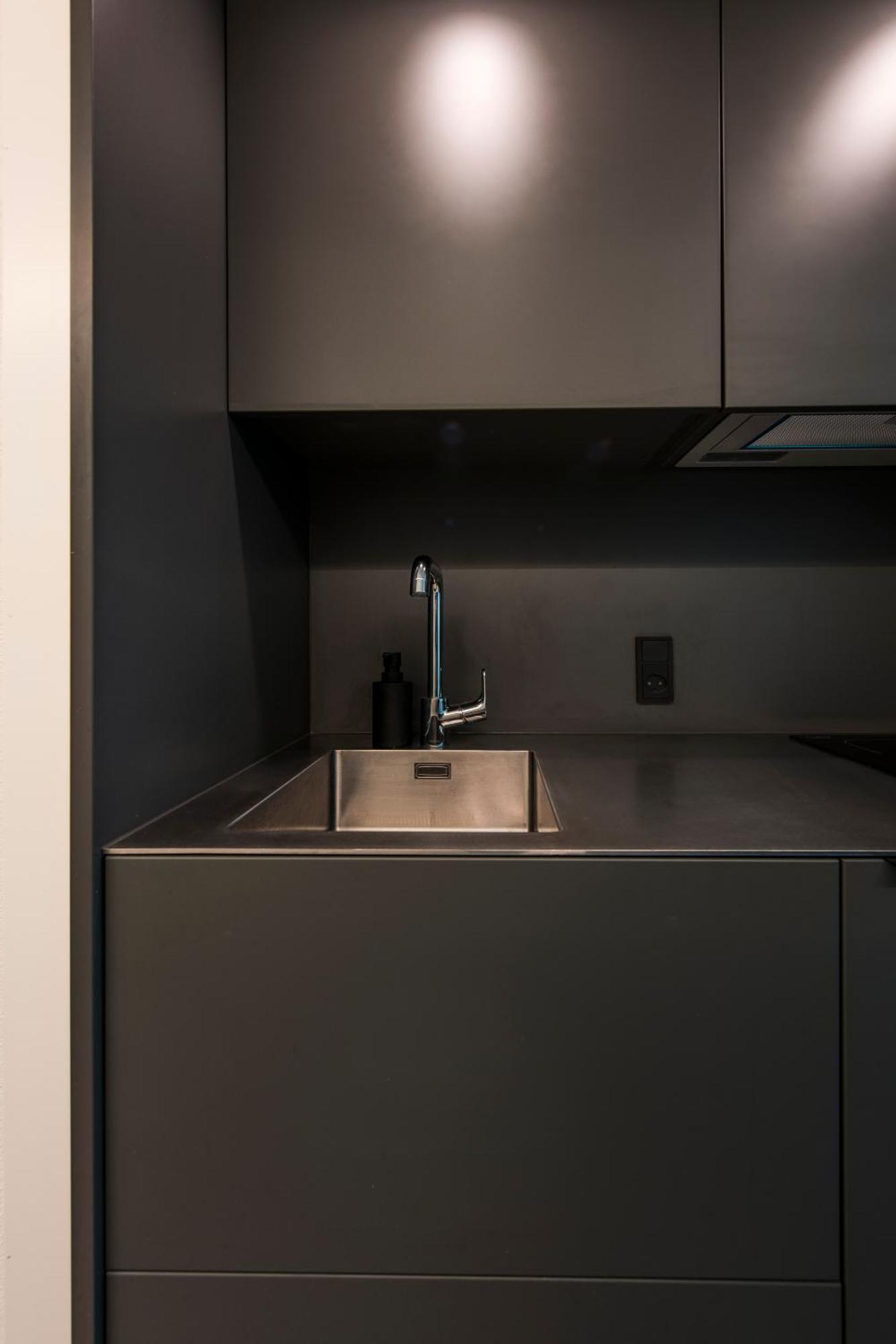 Habitación Individual con zona de cocina