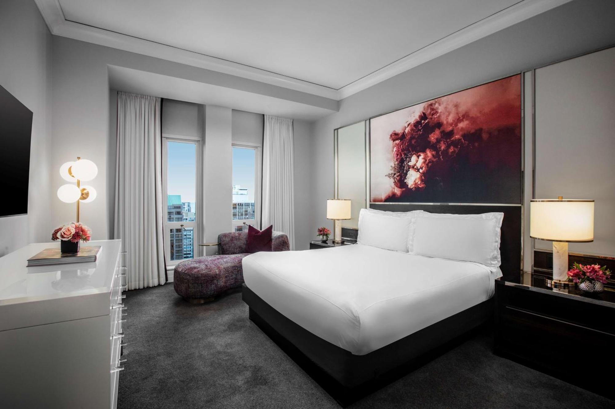One-Bedroom Suite Fireplace Terrace