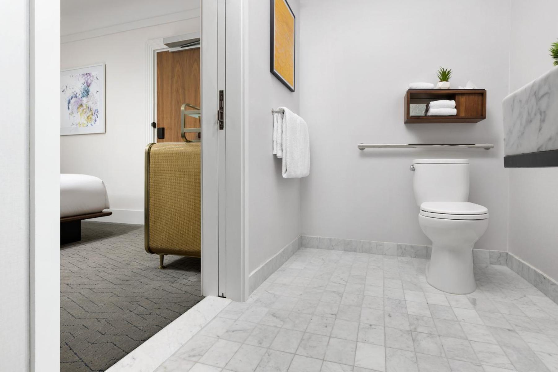 Deluxe King Room Roll Shower Disability Access