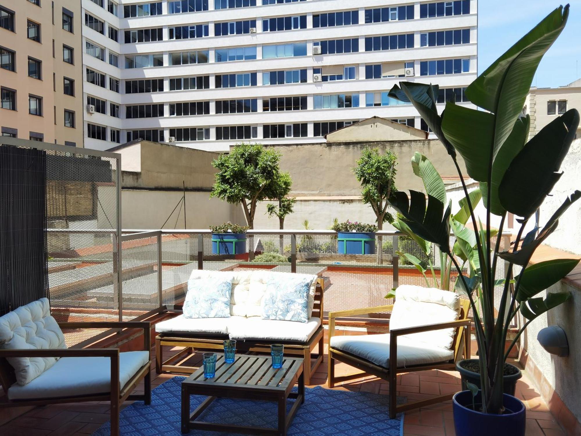 Apartamento de 1 dormitorio con terraza