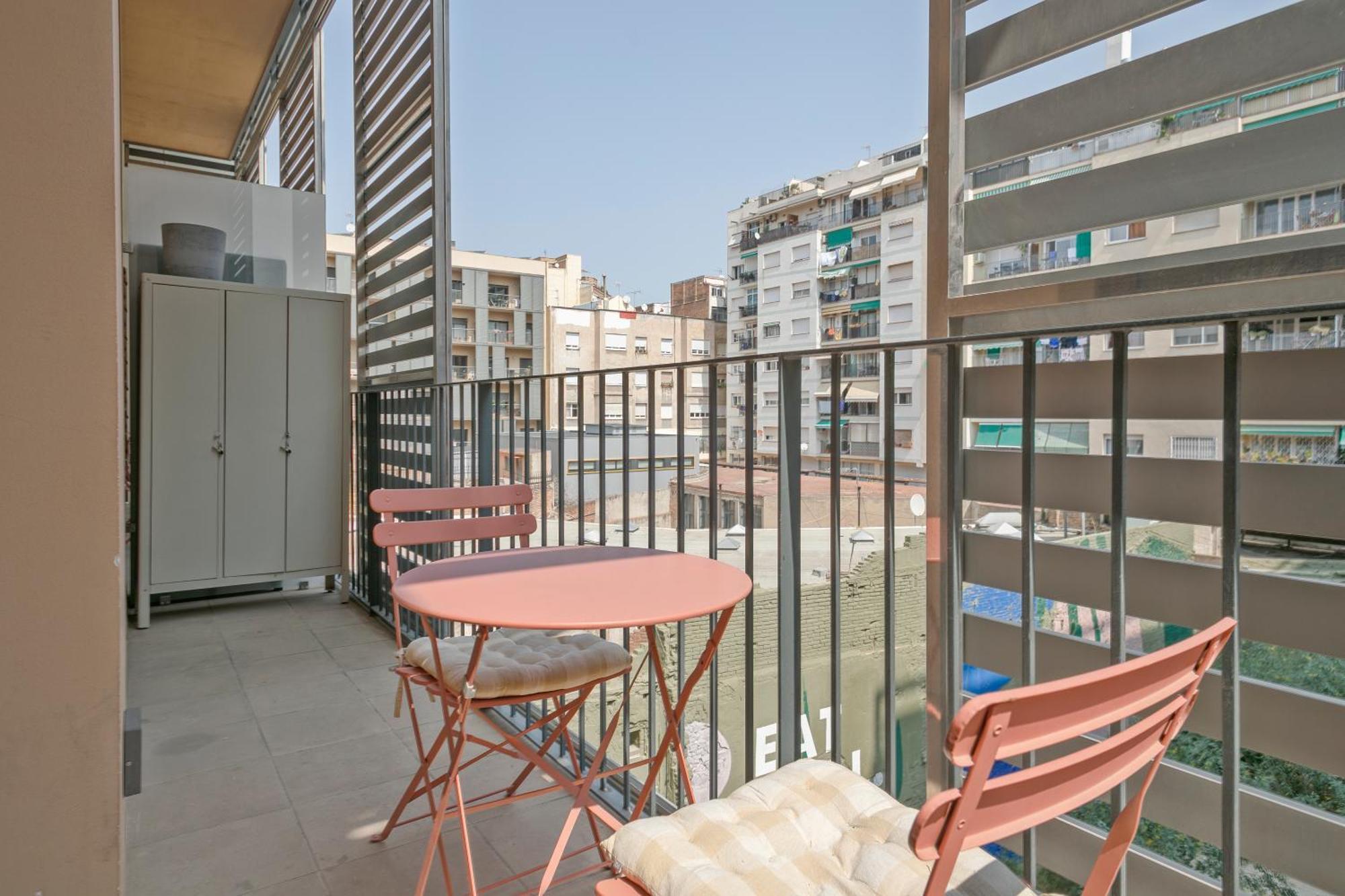 One-Bedroom Apartment Balcony