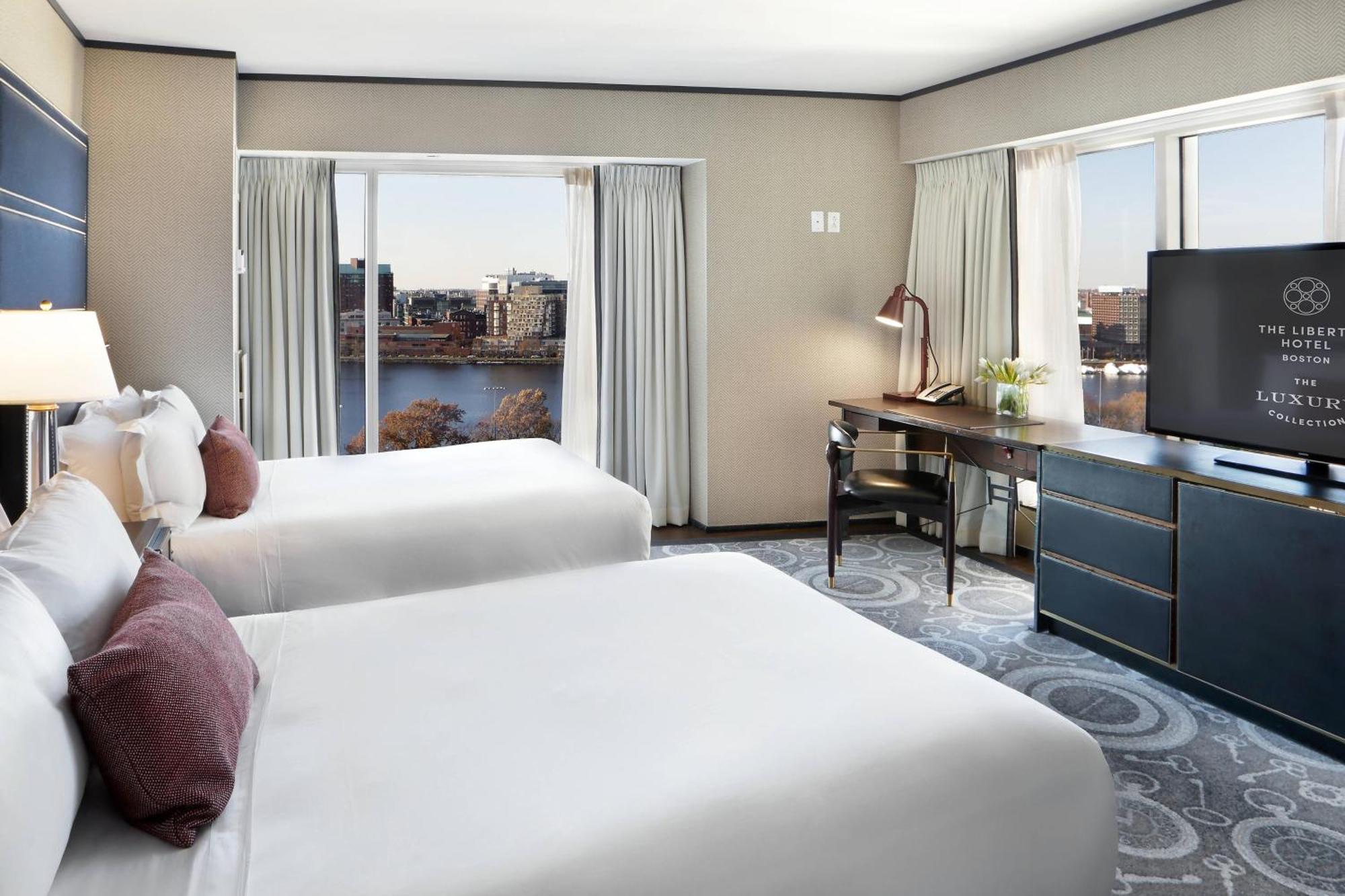 Habitación Grand Deluxe más grande con vistas al río - 2 camas dobles