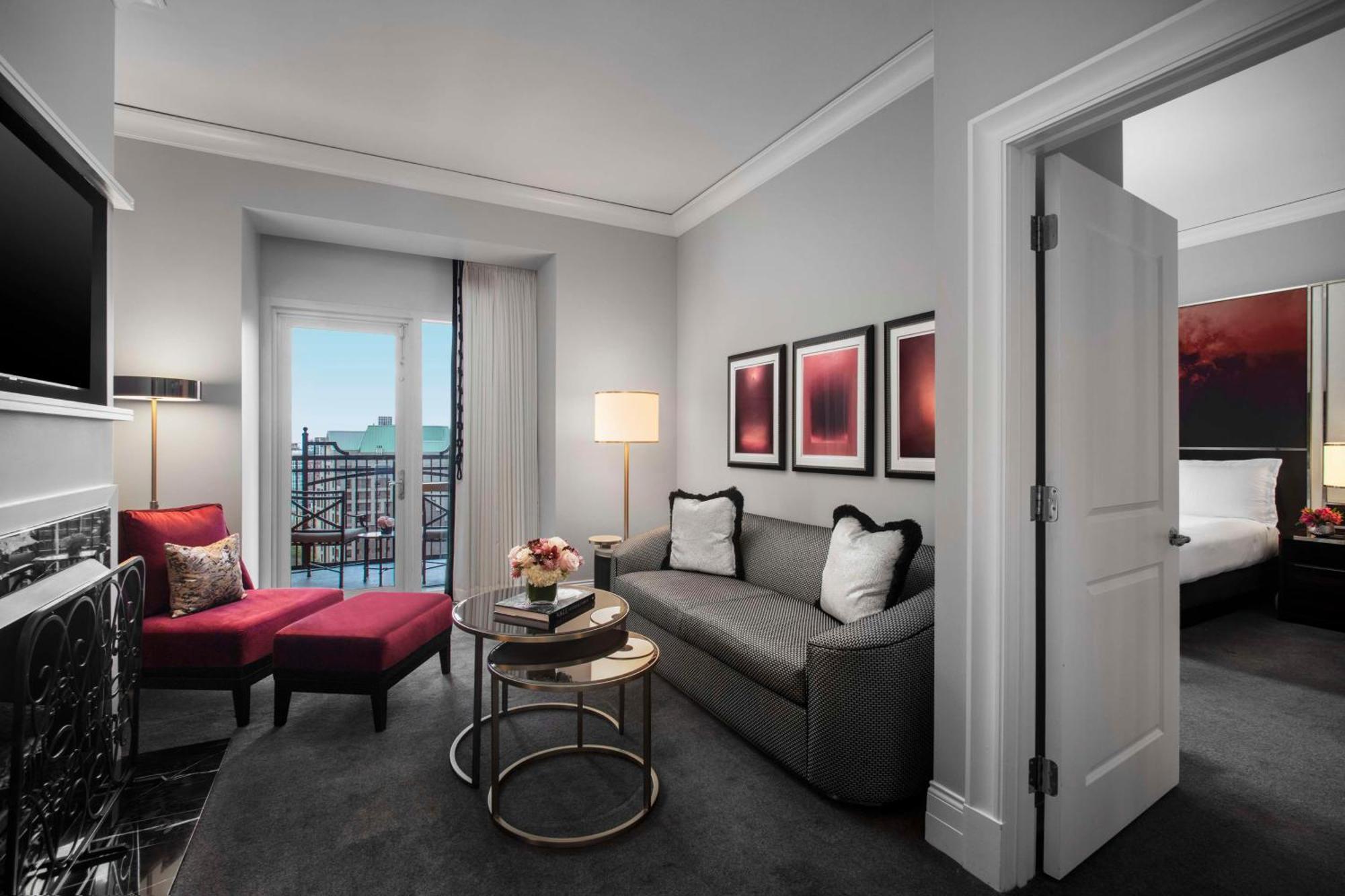 One-Bedroom Suite Fireplace Terrace