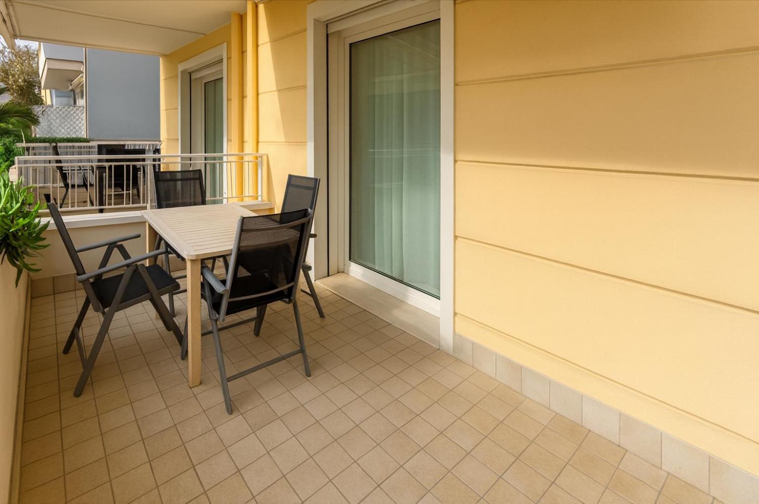 One-Bedroom Apartment Balcony