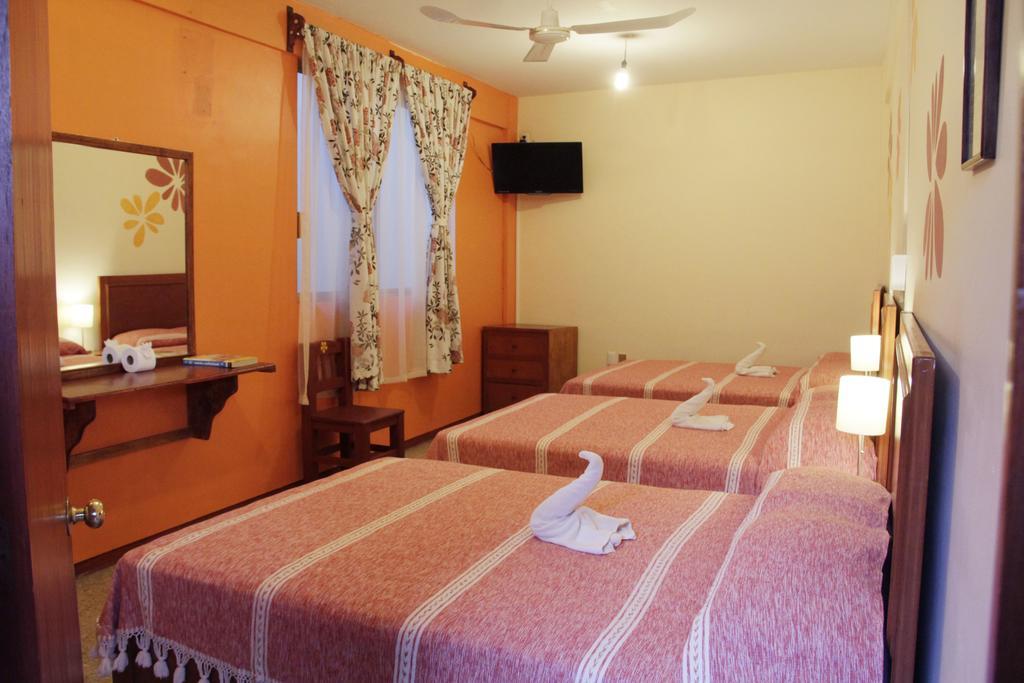 Room Three Double Beds