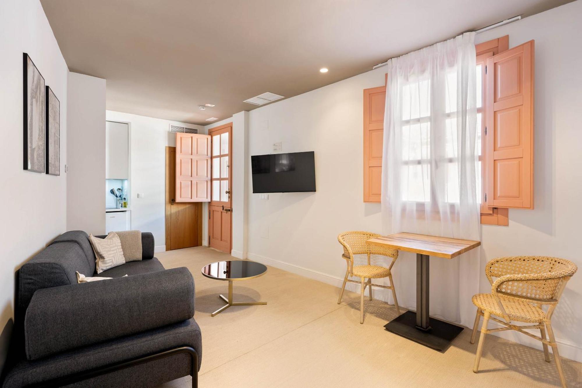 Estudio con sofá cama