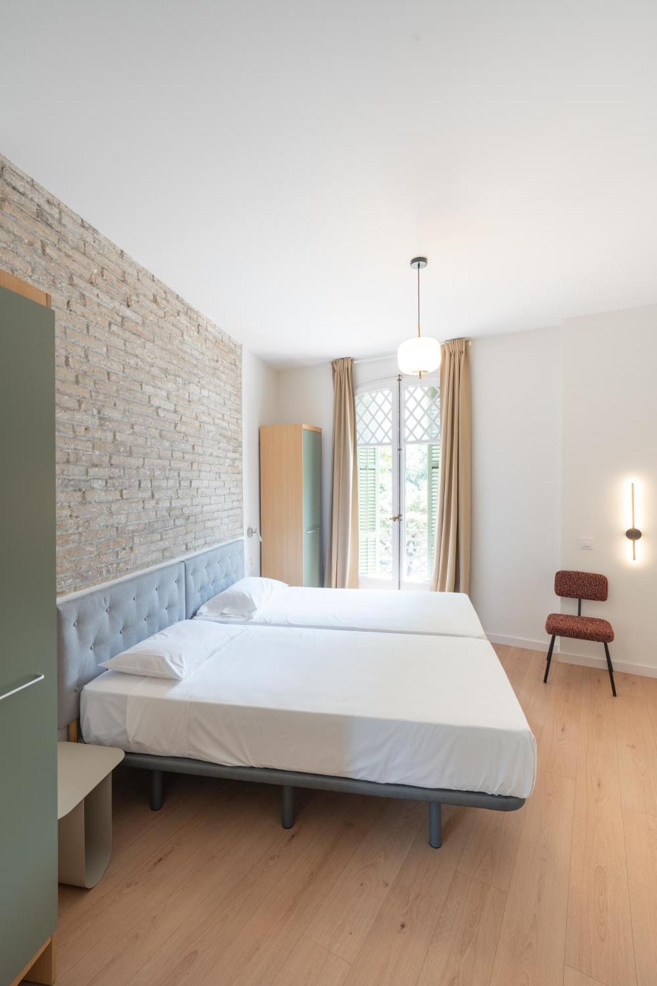 Chambre Lits Jumeaux avec Salle de Bains Privative