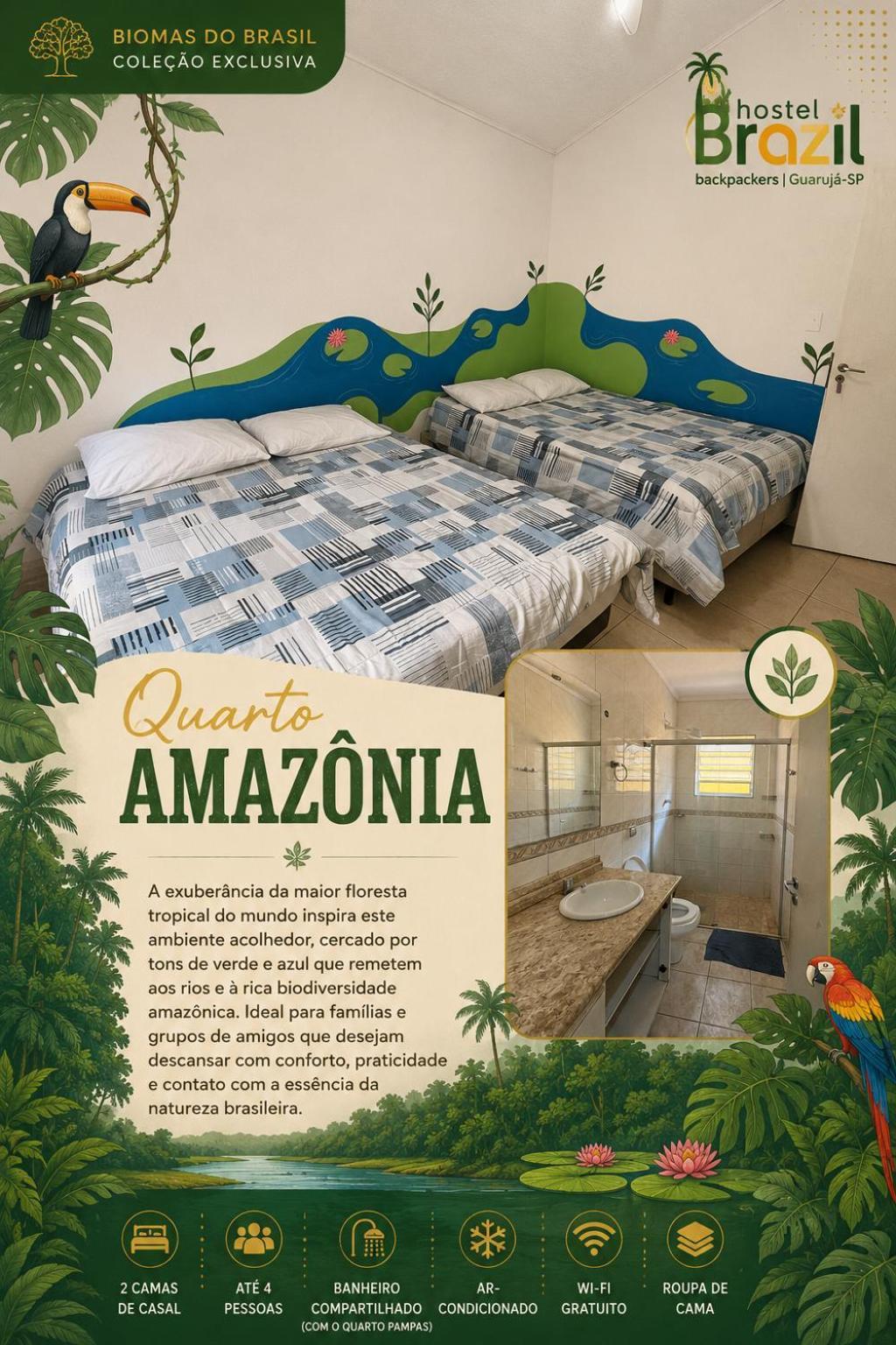 Quarto Família com Banheiro Compartilhado