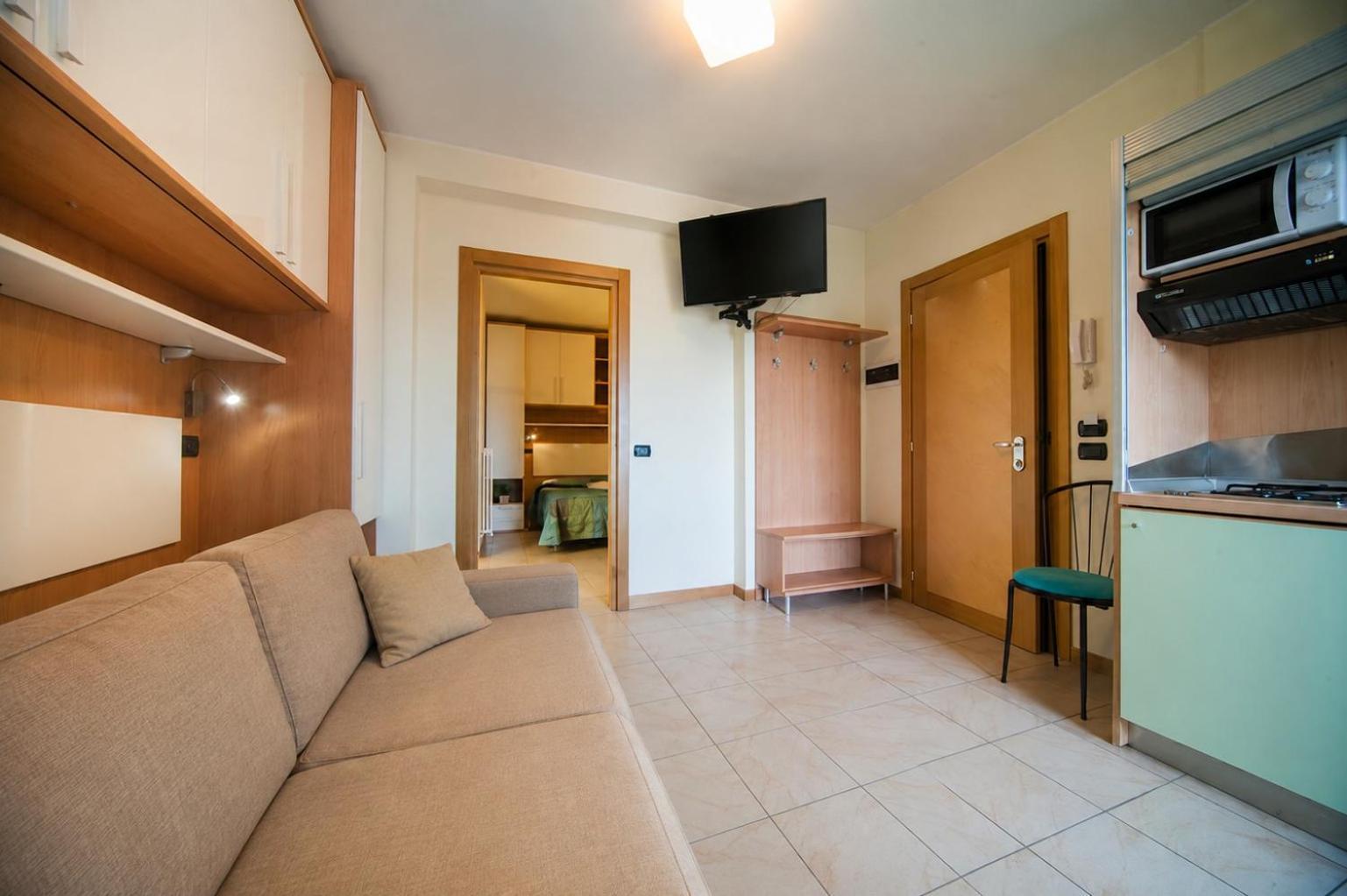 One-Bedroom Apartment veranda