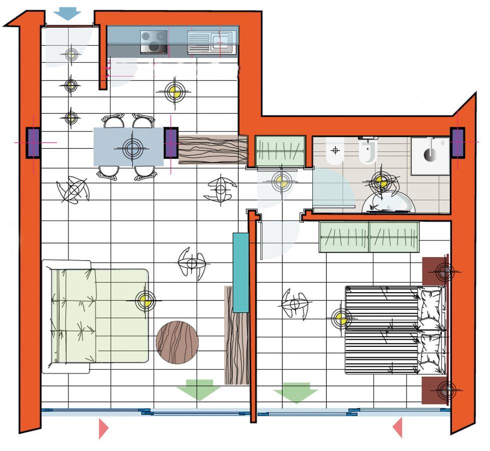 Appartamento con 1 Camera da Letto