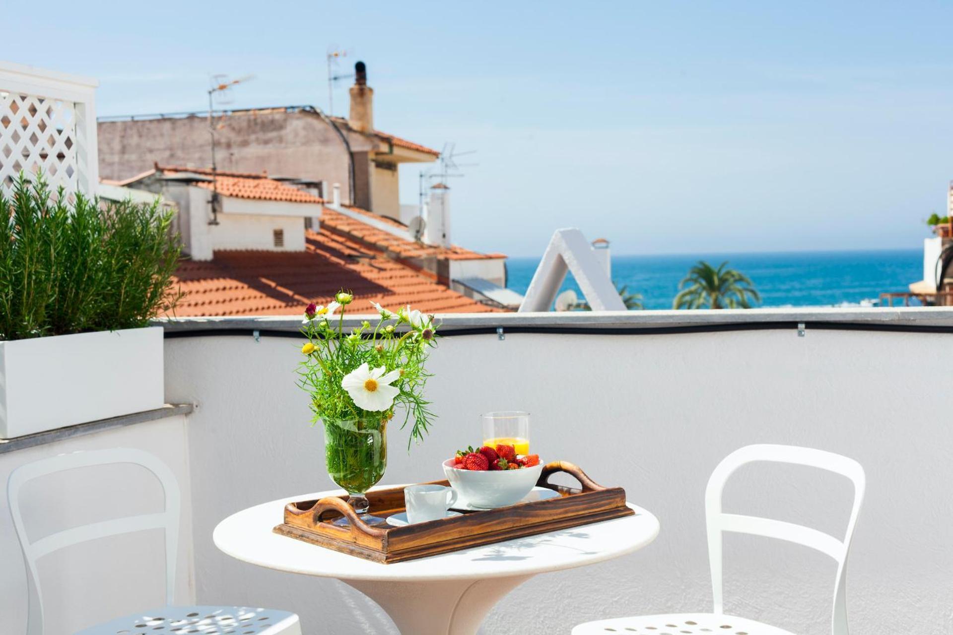 Estudio con terraza