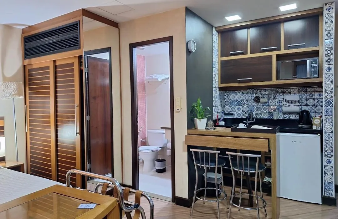 Flat hotel com cozinha no jardins à uma quadra da avenida Paulista-1