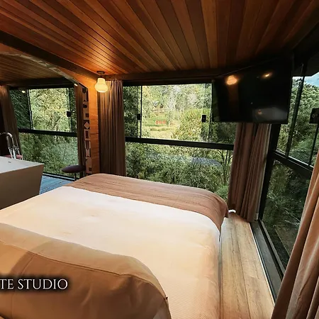 Casa Container 80 - Suítes privativas e sofisticadas integradas à natureza-3