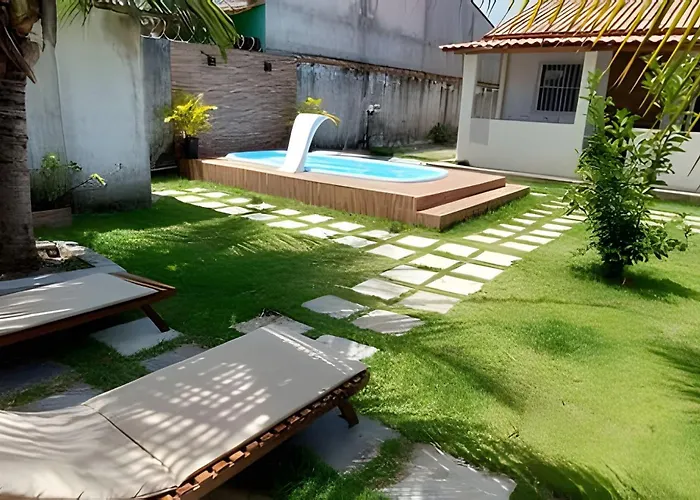 Casa De Temporada Guriri Com Piscina - Cod 17 Vila São Mateus