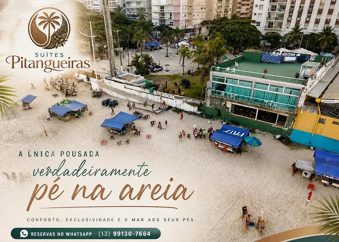 Suítes Pitangueiras - POUSADA FRENTE MAR Guarujá