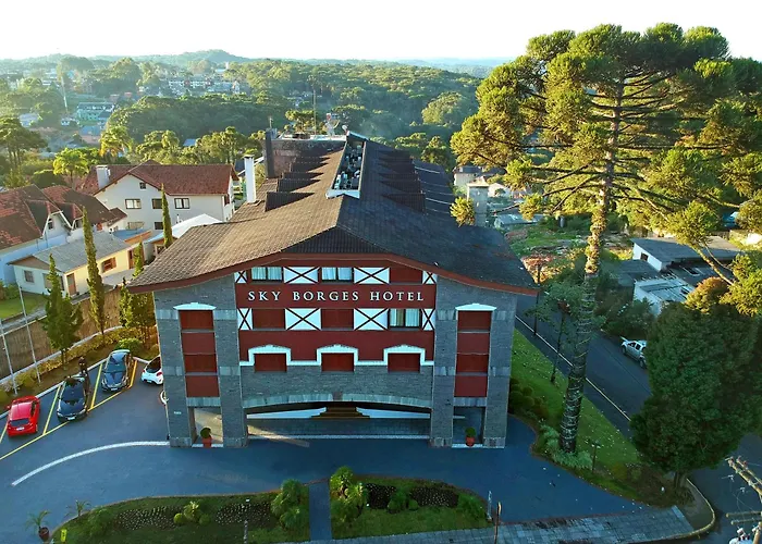 Sky Borges Hotel - Flats De Luxo No Centro De Gramado - Rs